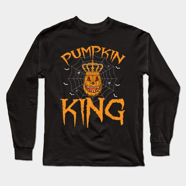 Pumpkin King Long Sleeve T-Shirt by AngelFlame